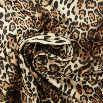 Lycra stretch polyester panterprint