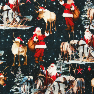 Digitale fotoprint tricot kerstmis
